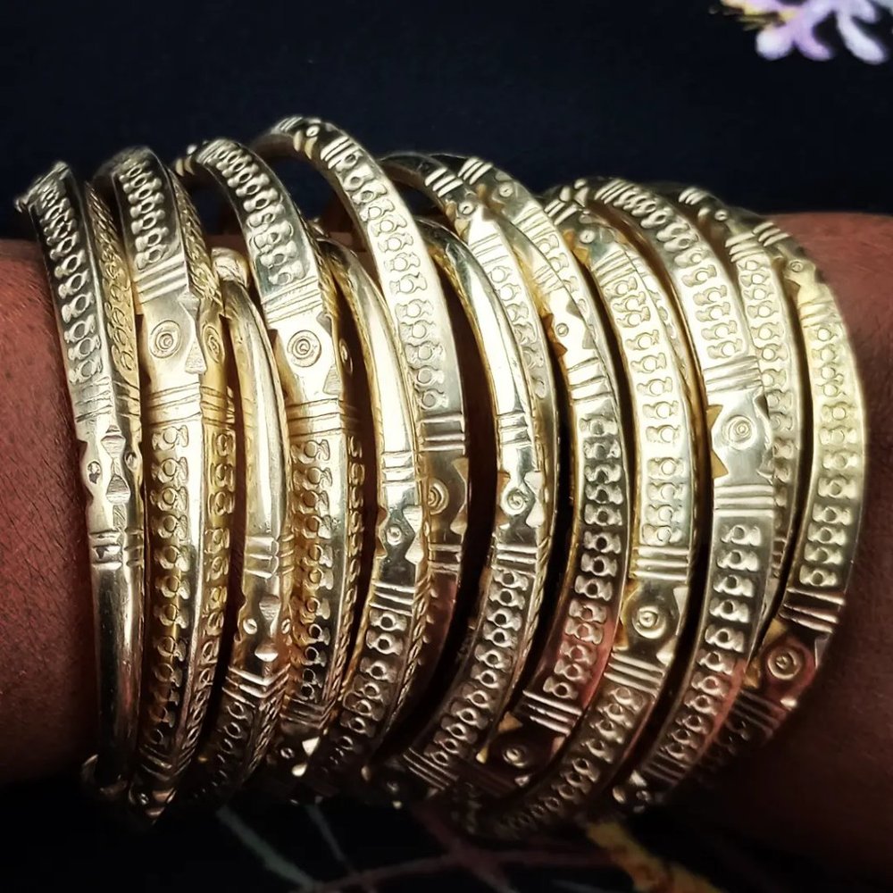 African Brass Bracelet each